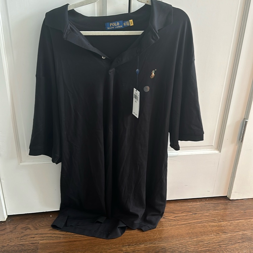 Black Polo Ralph Lauren shirt NWT XL Tall